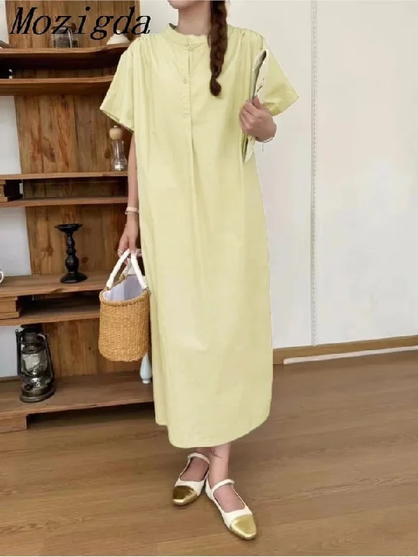 Women's Pleated Pleated Long A-Line Dress XL B-208719 Tunics Stylish elegant