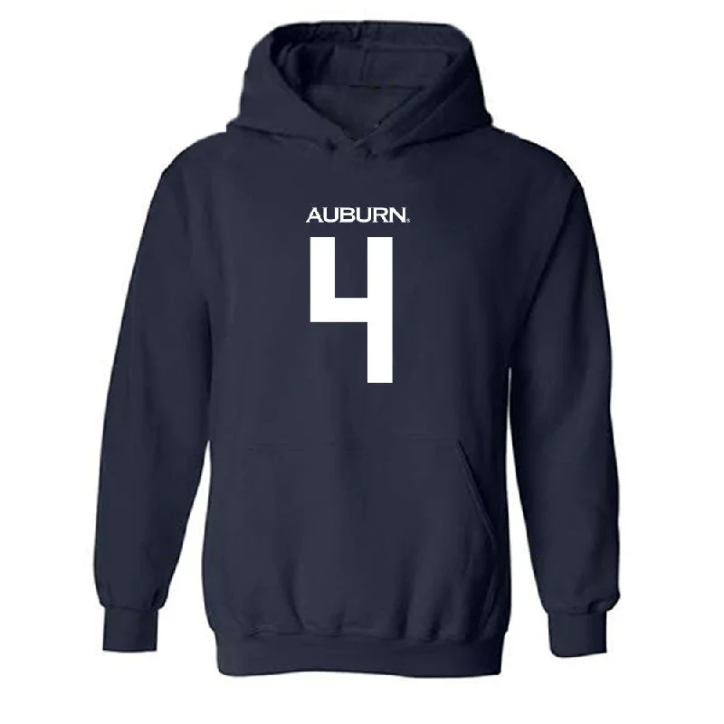 Auburn - NCAA Women's Soccer : Taylor Chism - Replica Shersey Hooded Sweatshirt Hoodie with Sequins Glamorous Eye-catching