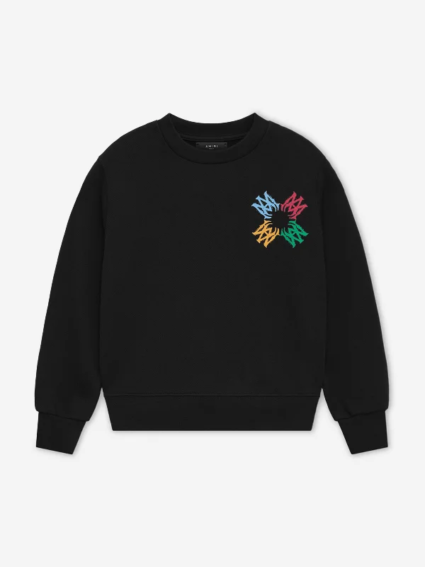 Kids MA Quad Scribble Sweatshirt in Black
