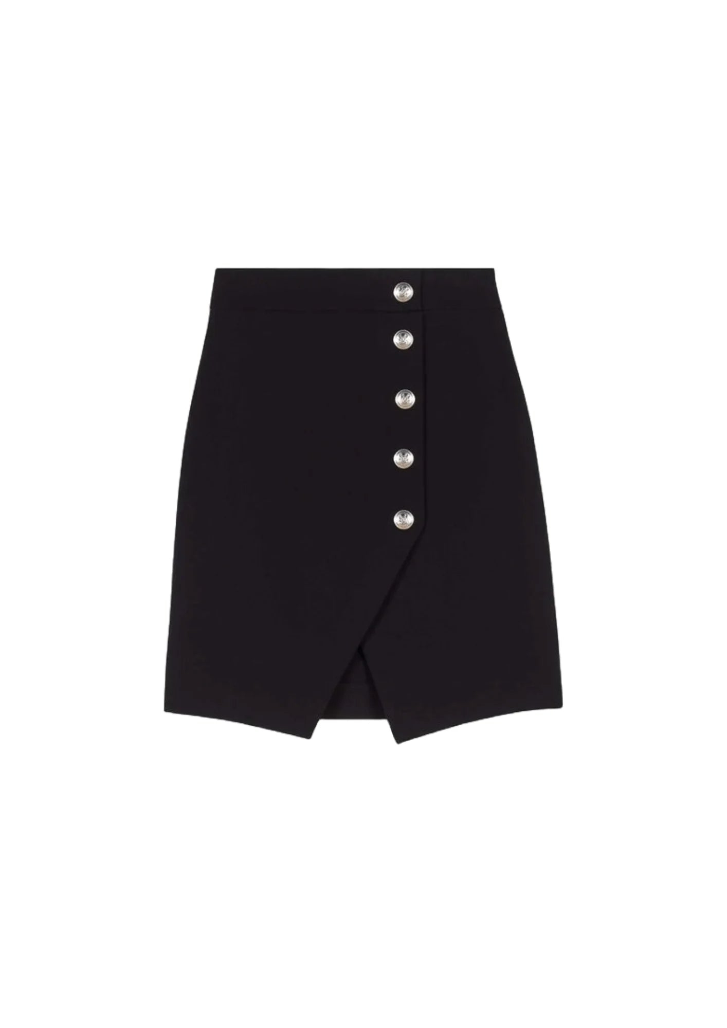 BLACK ASYMMETRIC SKIRT mini skirt trendy