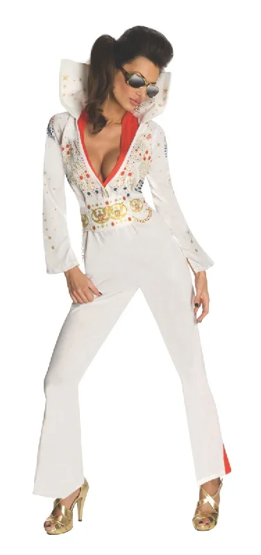 Women’s Elvis Eagle Jumpsuit Costume