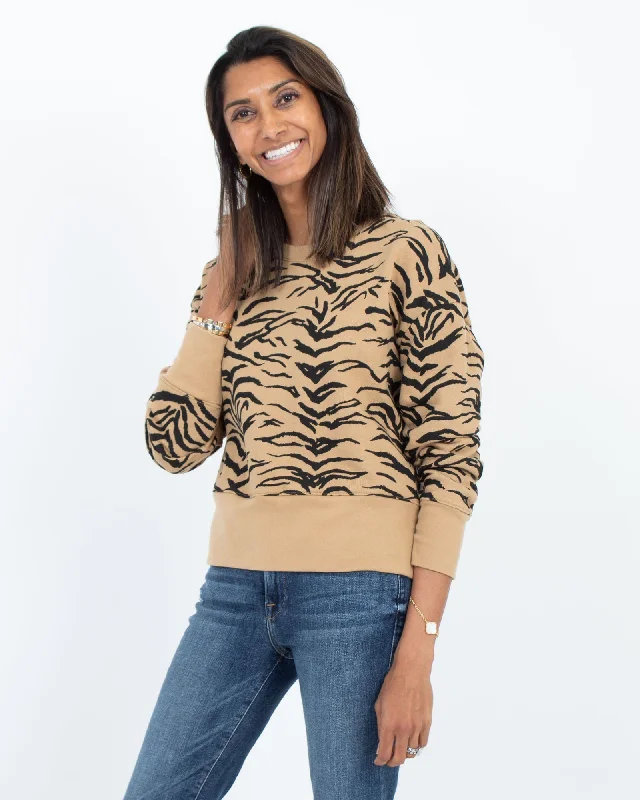 Tiger Print sweatshirt