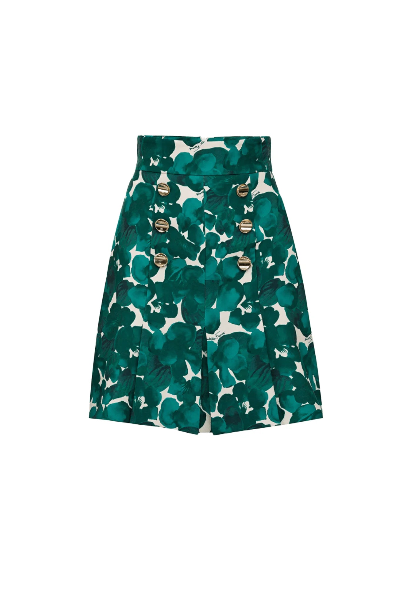GREEN FLORAL PRINTED SKIRT summer skirt style