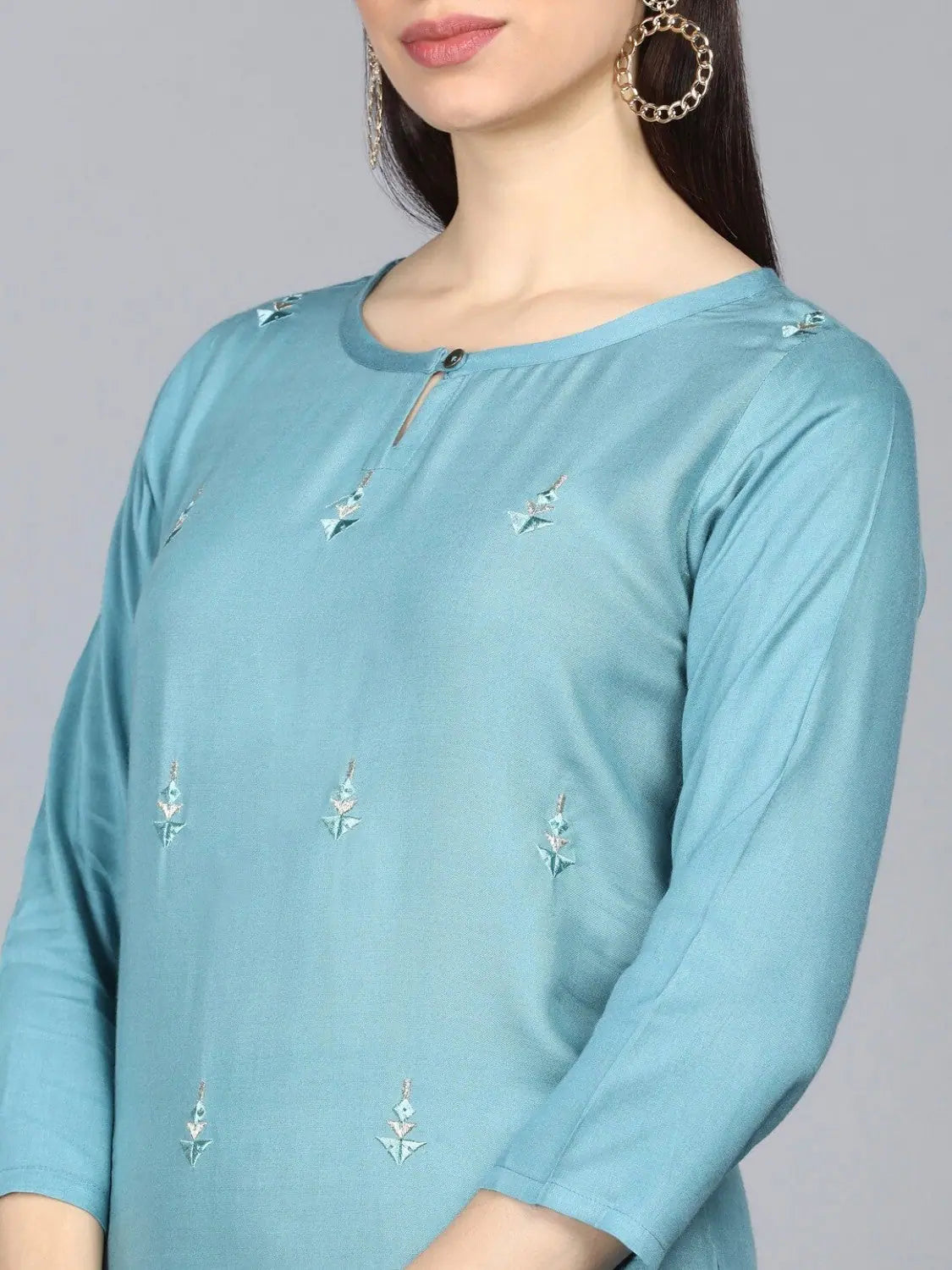 Ahika Pure Cotton Printed Kurta Pant Dupatta-VKSKD1097AB_S Comfortable Jogging Pants