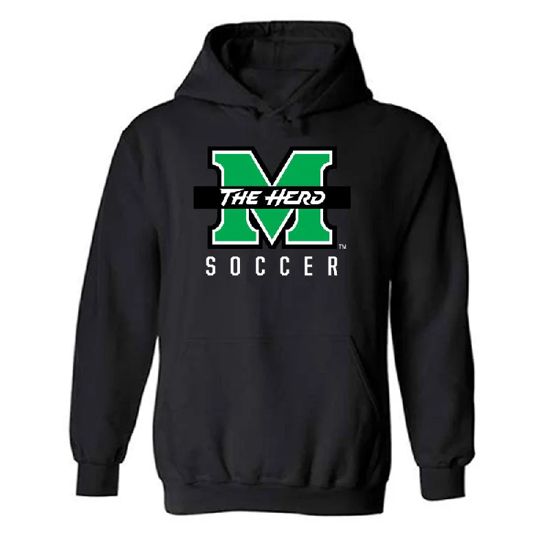 Marshall - NCAA Women's Soccer : Lea Misch - Classic Shersey Hooded Sweatshirt Hoodie with Half-Zip Sporty Casual
