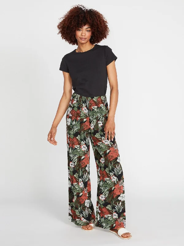 Coco Ho Pants - Black Combo Casual Skinny Fit Pants