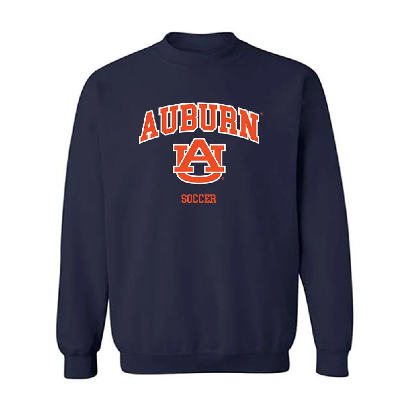 Auburn - NCAA Women's Soccer : Taylor Chism - Generic Shersey Crewneck Sweatshirt Hoodie with Hem Contrast Bold Stylish