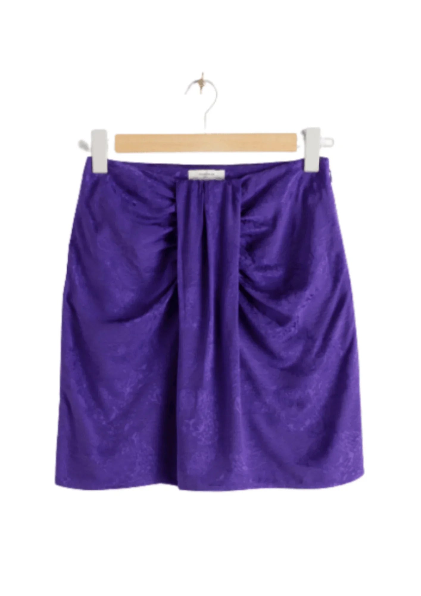 VIOLET MINI SKIRT WITH JACQUARD LEOPARD PRINT summer skirt style