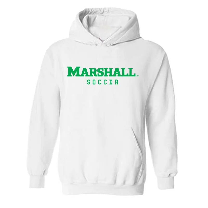 Marshall - NCAA Women's Soccer : Lea Misch - Classic Shersey Hooded Sweatshirt Hoodie with Double Zipper Versatile Adjustable