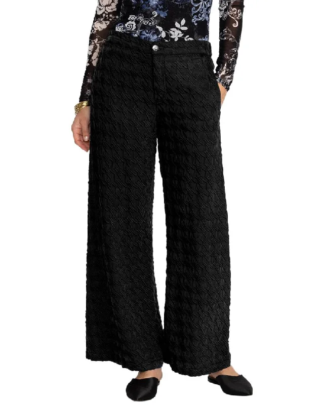 Johnny Was Hiro Houndstooth Pant Trendy Printed Pants