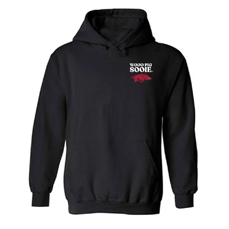 Arkansas - NCAA Women's Soccer : Zoe Anderson - Generic Shersey Hooded Sweatshirt Hoodie with Button Classic Timeless