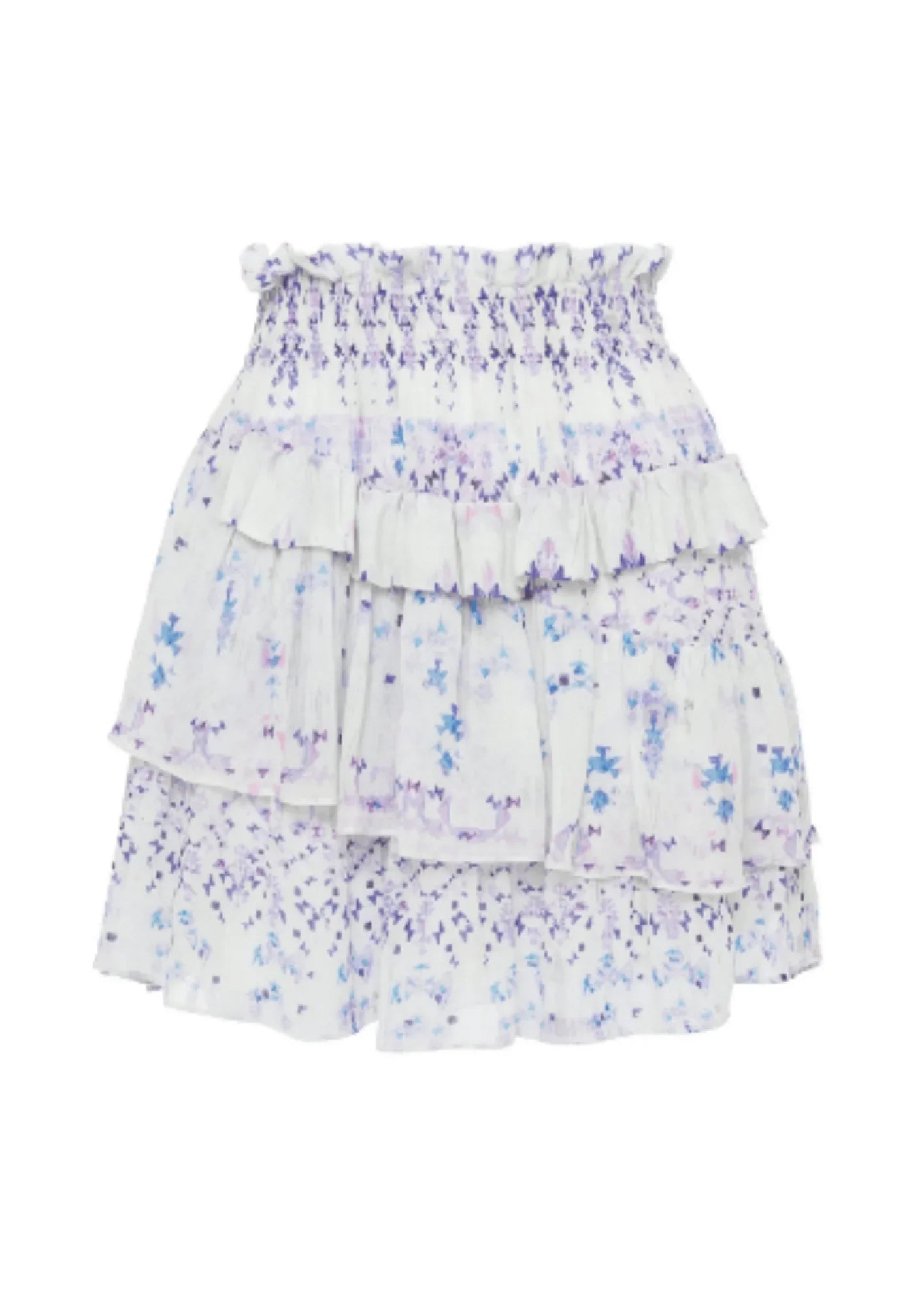 PRINTED MINI SKIRT velvet skirt sumptuous