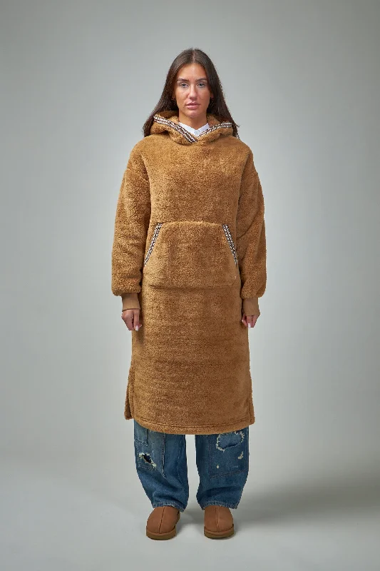UGGfluff Oversized Hoodie Hoodie with Toggle Buttons Decorative Unique