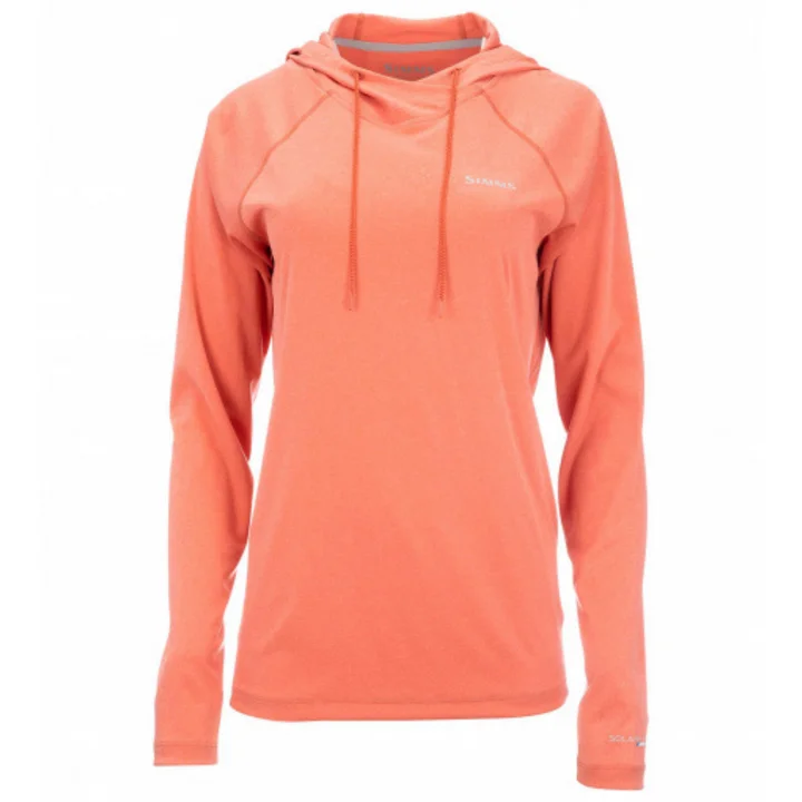 Simms Women's Solarflex Hoodies Hoodie with Distressed Vintage Worn