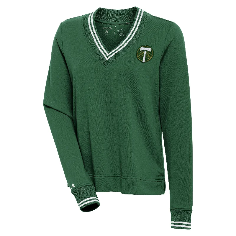 PORTLAND TIMBERS FC WOMEN'S PARKER PULLOVER Ruffle Neck Pullover