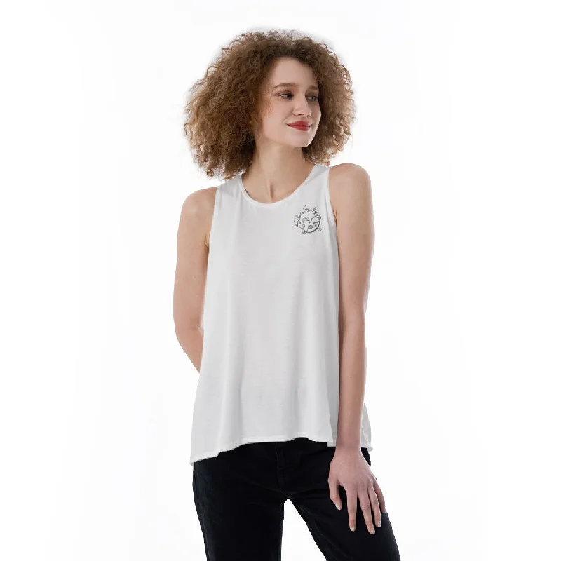 All-Over Print Women's Loose Tank Top lace tank top