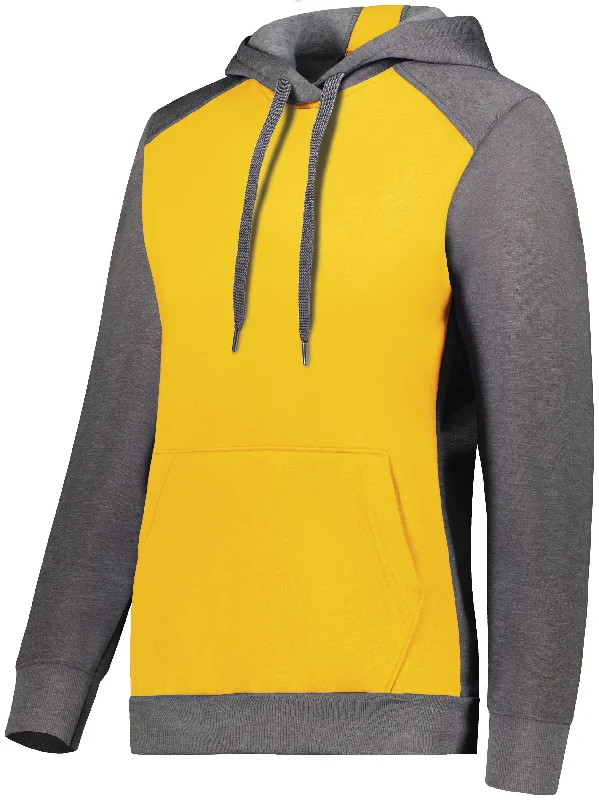 Augusta Sportswear Ladies Three-Season Fleece Pullover Hoodie Slim Sleeve Pullover