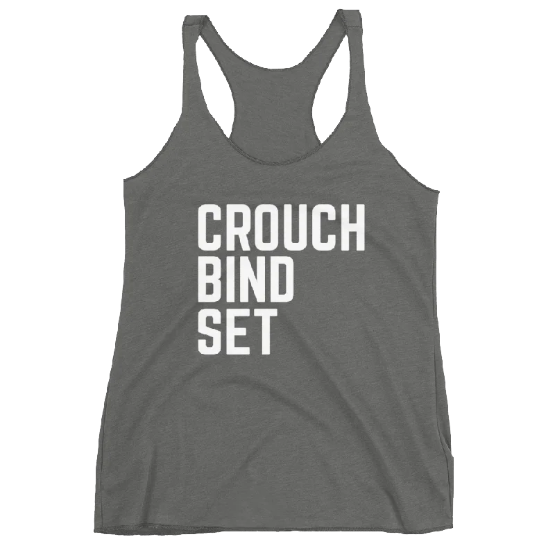 Women's Crouch Bind Set Racerback Tank stylish tank top