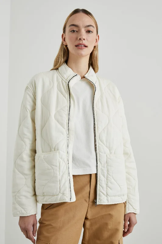 DENVER JACKET - PEARL Tailored Jacket Straight Jacket A-Line Jacket