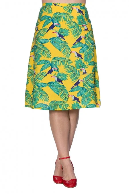Banned Apparel - Toucan All Over Skirt