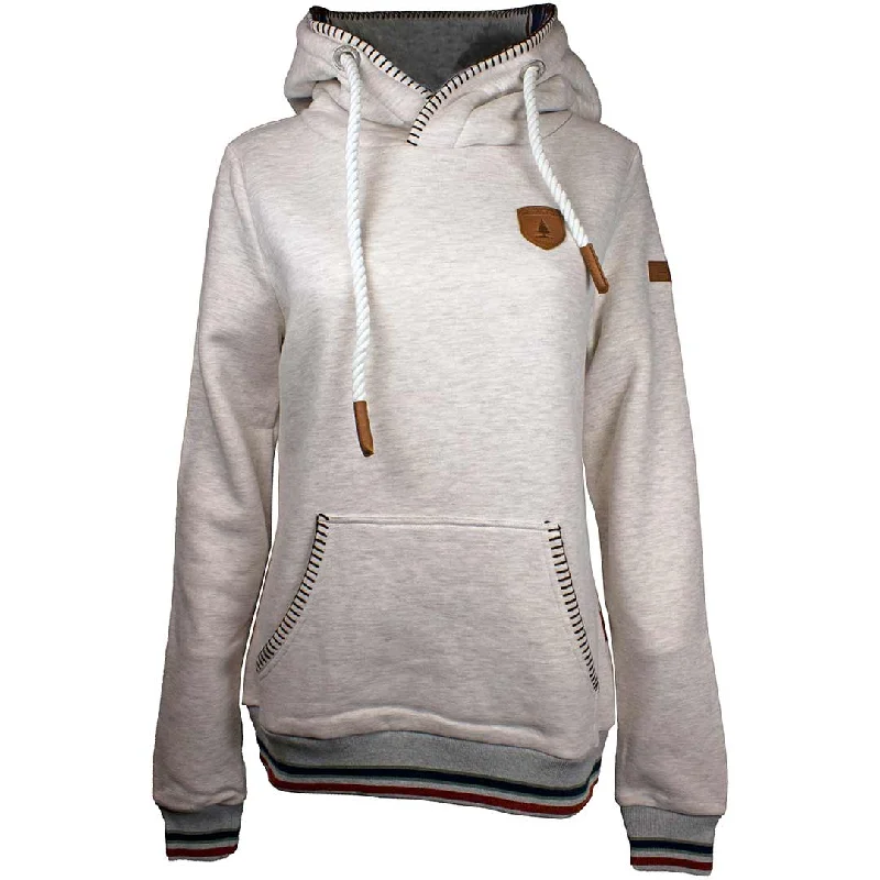 Wanakome Women's Annock Heather Pullover Hoodie Flutter Sleeve Feminine