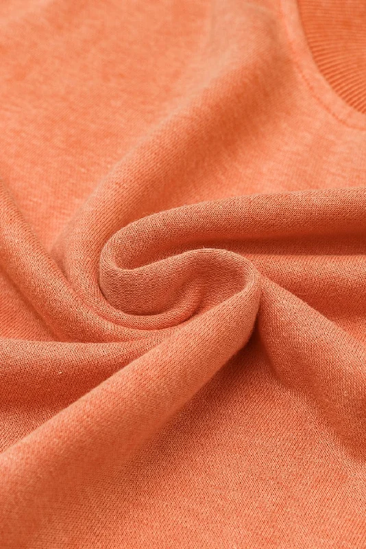Chunky Knit Crew Neck Pullover Wrist Length Sleeve