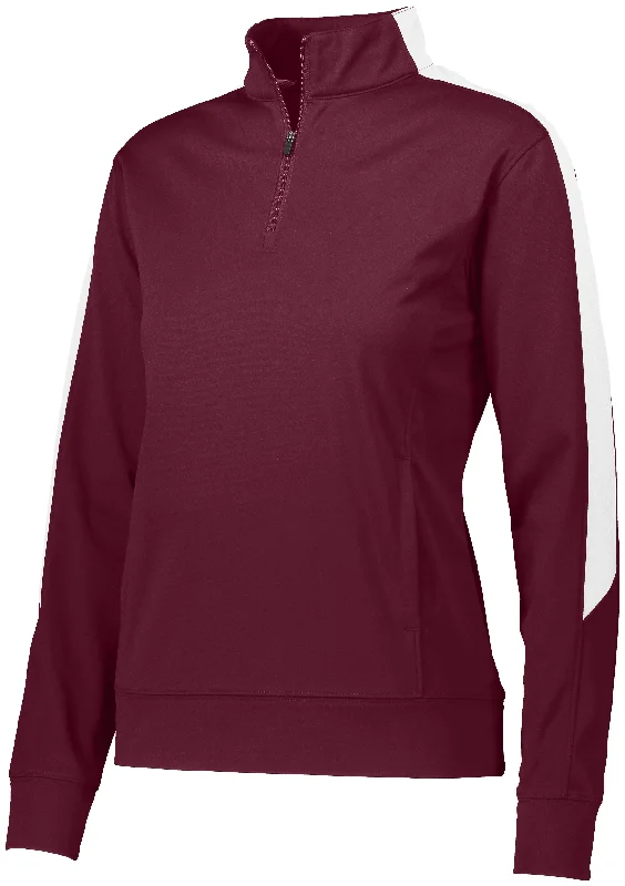 Maroon/White