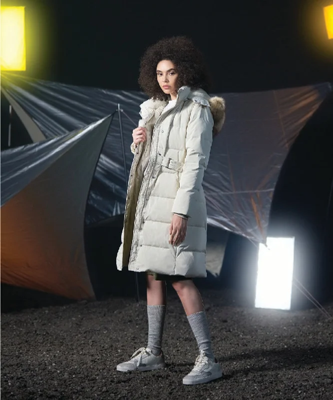 Women's Esslite Full Length Down Jacket Knit Jacket Woven Jacket Fleece Jacket