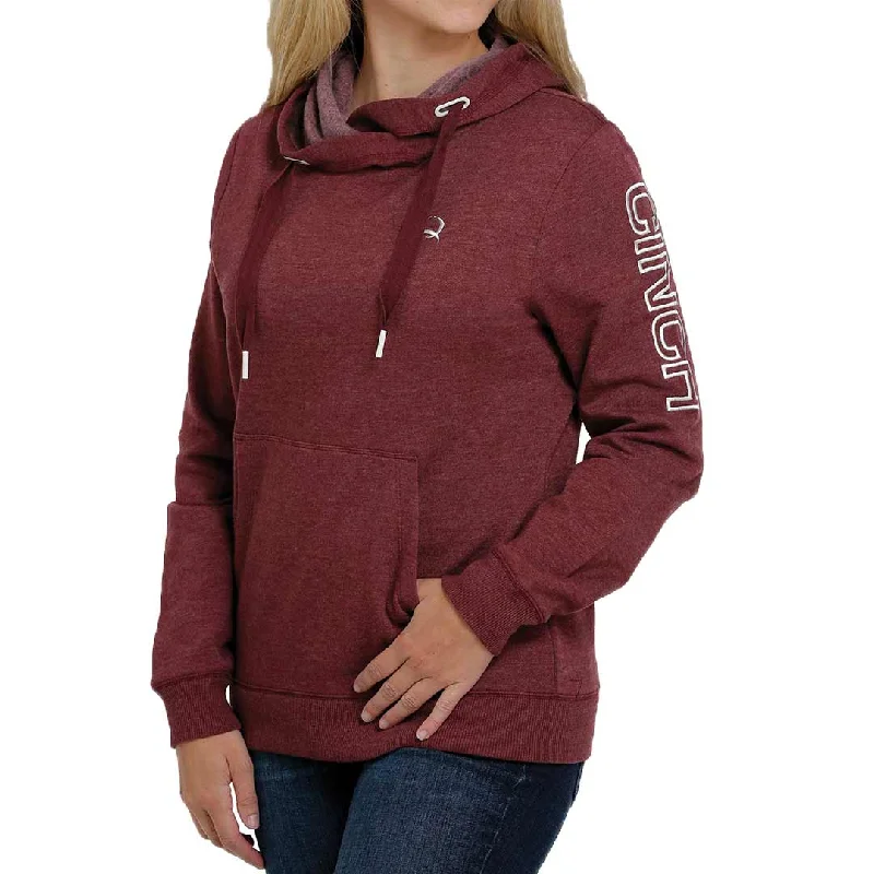 Cinch Women's Pullover Hoodie Turtleneck Warm Pullover