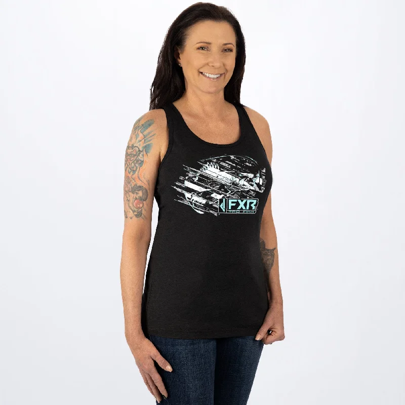Women's Walleye Premium Tank stretchy tank top