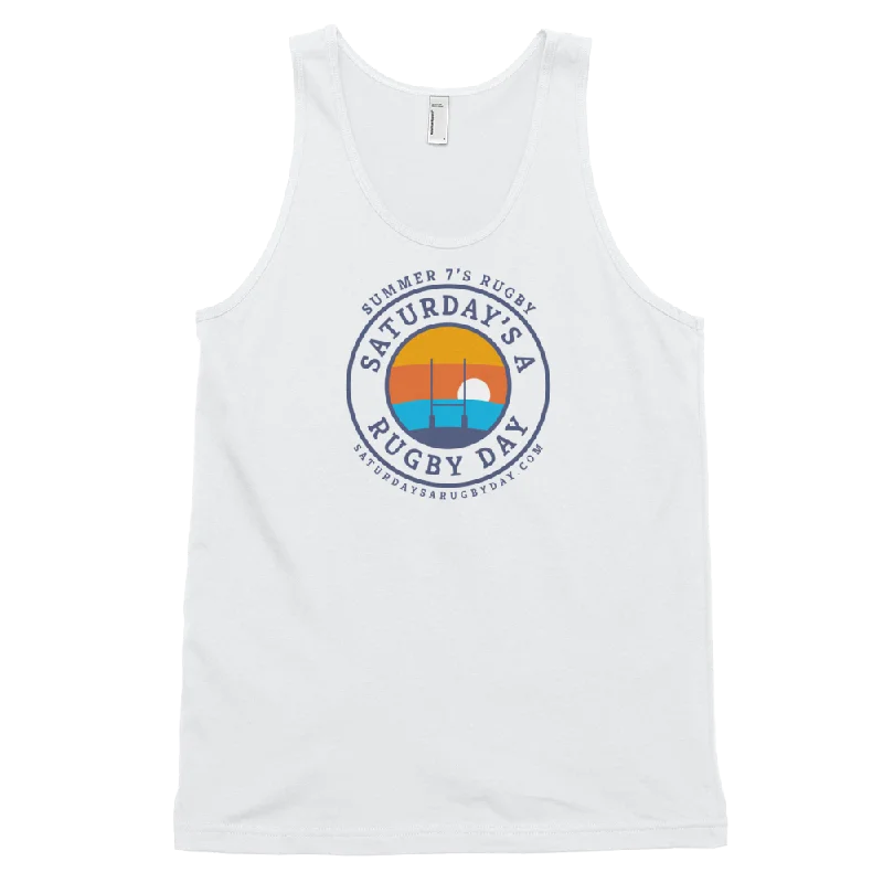 Summer 7's Sunset Classic Tank Top (unisex) soft tank top