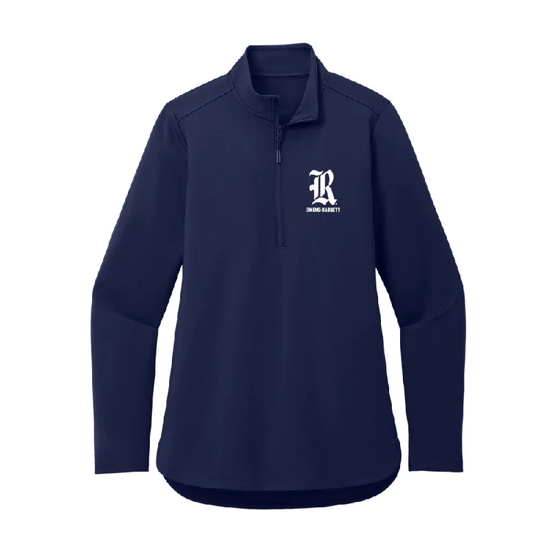 Rice - NCAA Women's Basketball : Jazzy Owens-Barnett - Women's Premium Quarter Zip Jacket