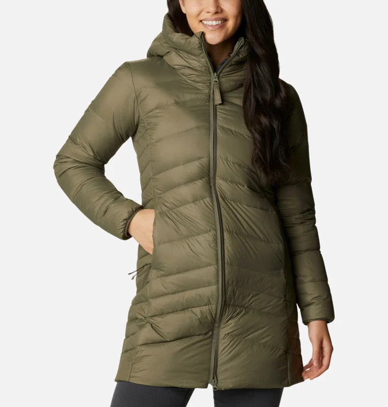 Columbia Womens Autumn Park Down Mid Jacket Bomber Jacket Anorak Windbreaker
