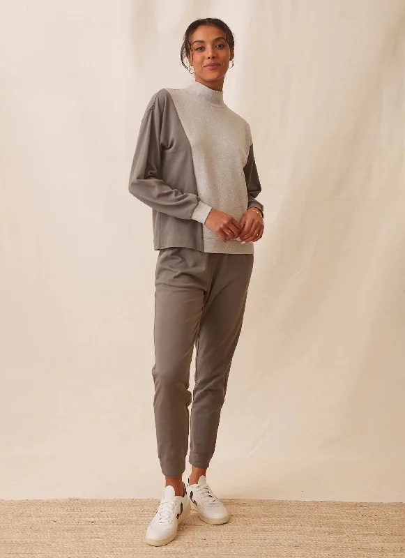 Maeve Pullover.. Mock Neck Pullover