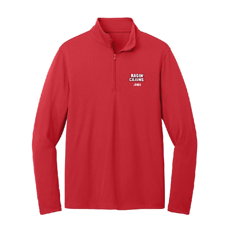 Louisiana - NCAA Women's Basketball : Ashlyn Jones - Lightweight Quarter Zip Jacket