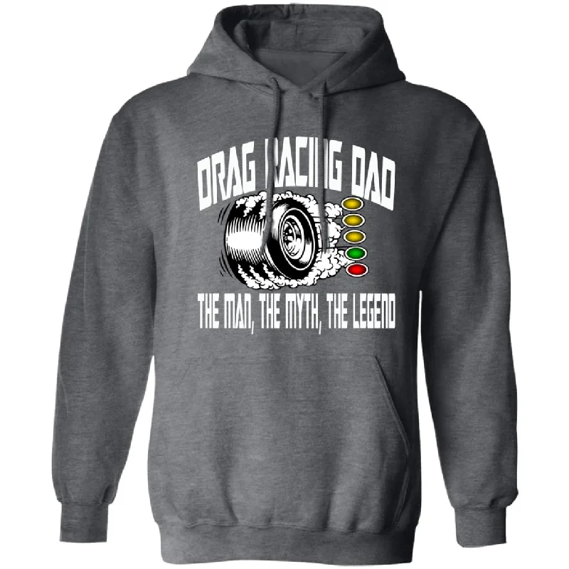 Drag Racing Dad Pullover Hoodie 8 oz (Closeout) Thin Wool Pullover