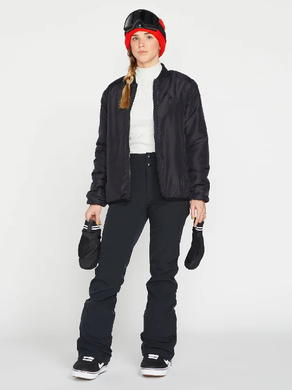 Reversible Polar Jacket - Black Toggled Jacket Drawstring Jacket Belted Jacket