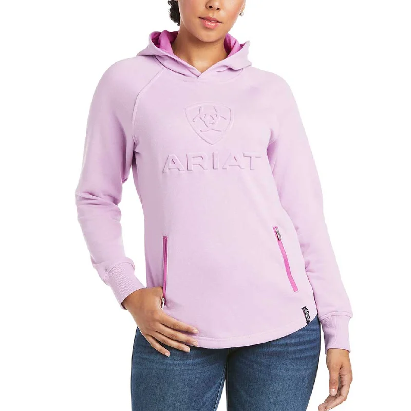 Ariat Women's 3D Logo Pullover Hoodie Angora Wool Cozy
