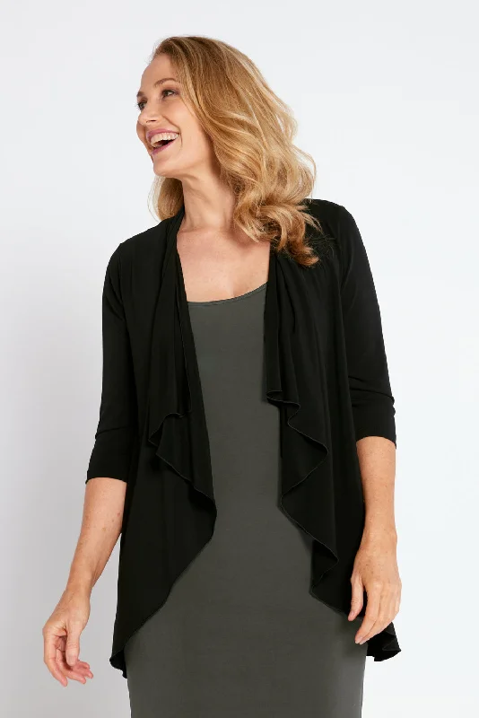 Chelsea Jacket - Black Print Jacket Jacquard Jacket Patchwork Jacket