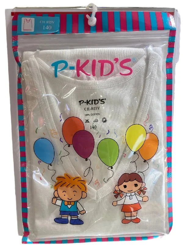 P-Kid's Boys and Girls Unisex Tank Top CH-805V loose fit tank