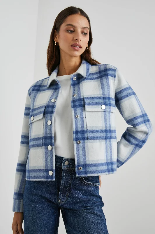 STEFFI JACKET - IVORY BAY Toggled Jacket Drawstring Jacket Belted Jacket