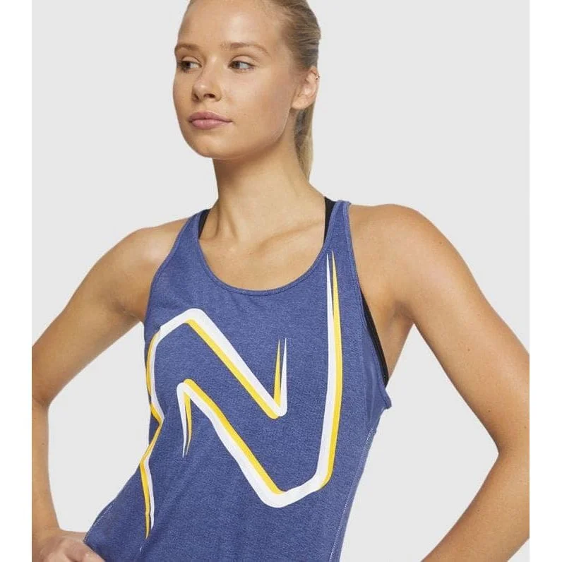 New Balance Printed Impact Run Tank stretchy tank top