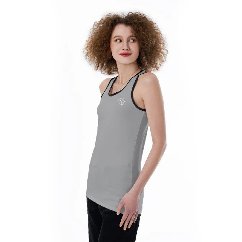 All-Over Print Women's Back Hollow Tank Top tie dye tank
