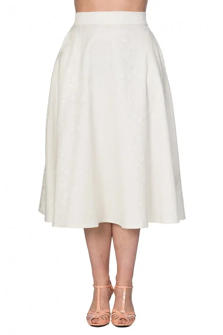 Banned Apparel - White Preppy Skirt