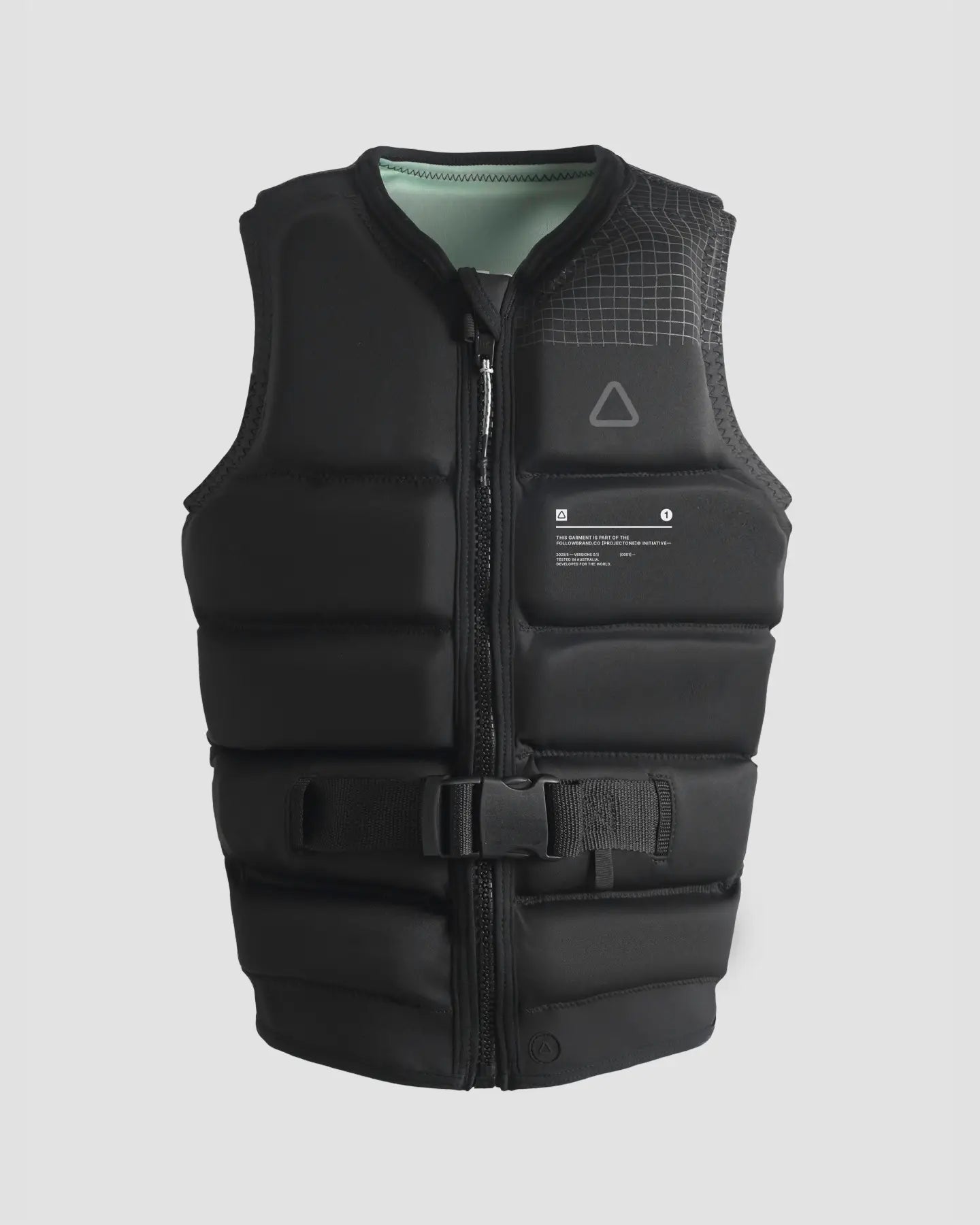 Follow Project One Women's Life Jacket- Black Embroidered Jacket Appliqued Jacket Beaded Jacket
