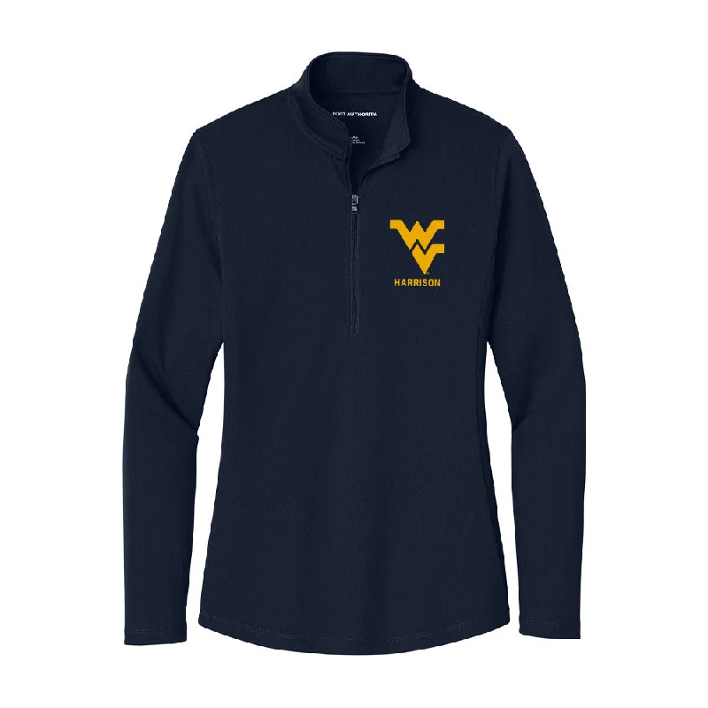 West Virginia - NCAA Women's Basketball : Jordan Harrison - Women's Lightweight Quarter Zip Jacket