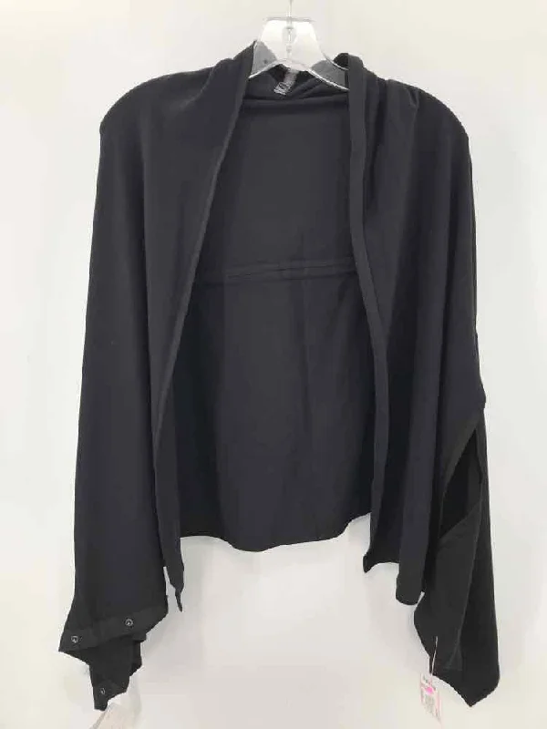Pre-Owned Lululemon Black Size One Size Wrap Athletic Sweater