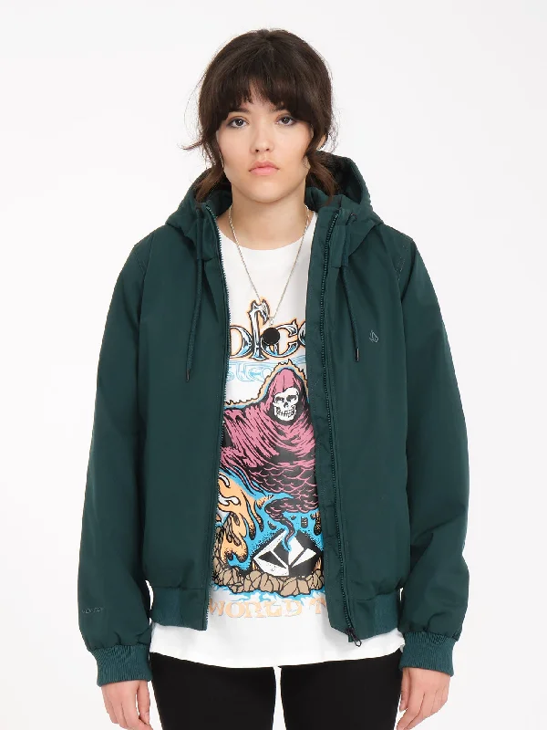 Wernan Jacket - PONDEROSA PINE Notch Collar Jacket Peter Pan Collar Jacket Cowl Neck Jacket