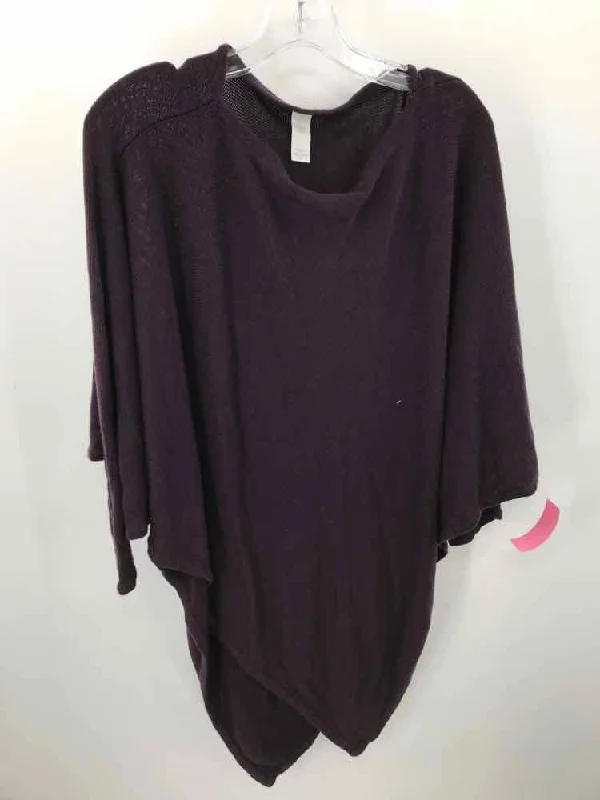Pre-Owned Lululemon Purple Size One Size Poncho Athletic Sweater