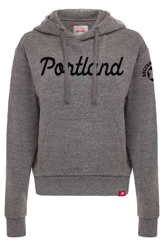 PTFC AUTHENTICS WOMEN'S LONG SLEEVE PULLOVER HOODIE Chunky Knit Pullover